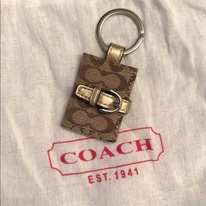 Coach photo keychain